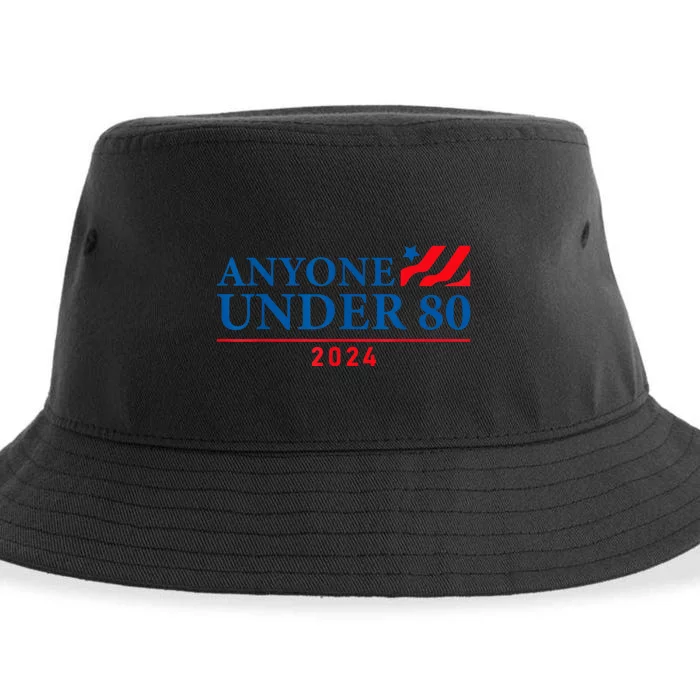 Anyone Under 80 2024 Funny Quote Anyone Under Sustainable Bucket Hat