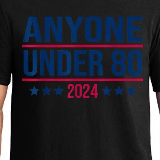 Anyone Under 80 2024 Funny President Election Vote Pajama Set