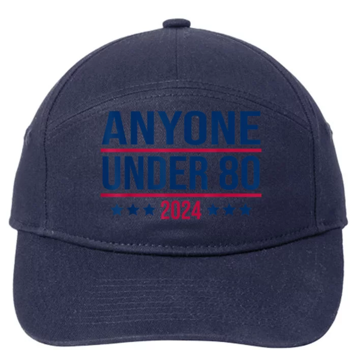 Anyone Under 80 2024 Funny President Election Vote 7-Panel Snapback Hat