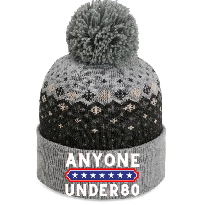 Anyone Under 80 Funny Election 2024 The Baniff Cuffed Pom Beanie