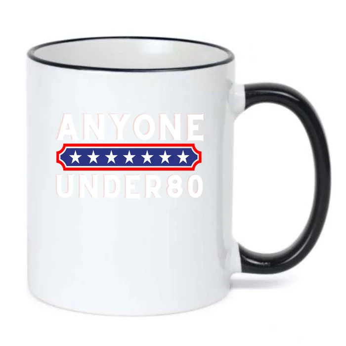 Anyone Under 80 Funny Election 2024 Black Color Changing Mug