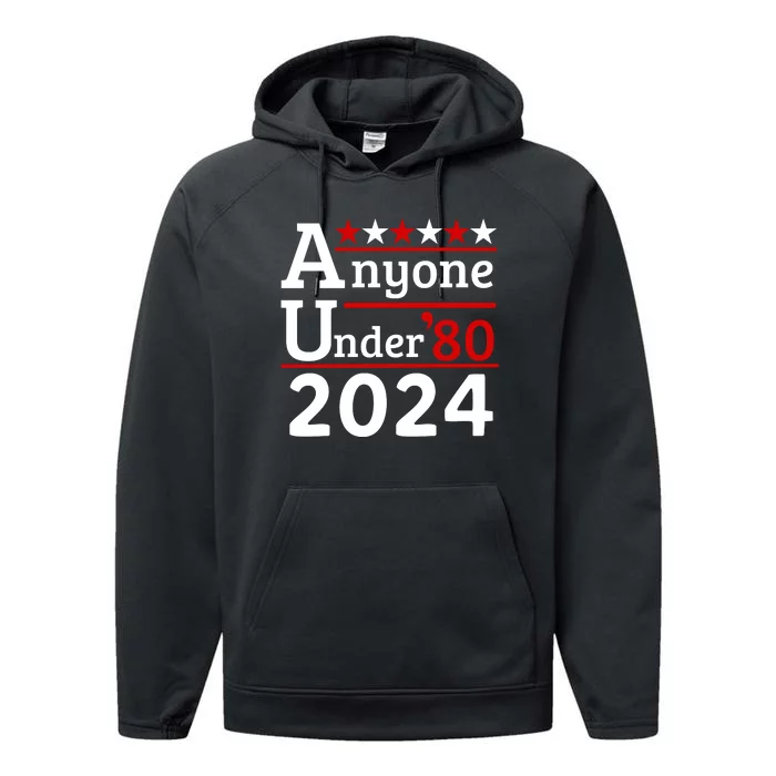 Anyone Under 80 2024 Performance Fleece Hoodie