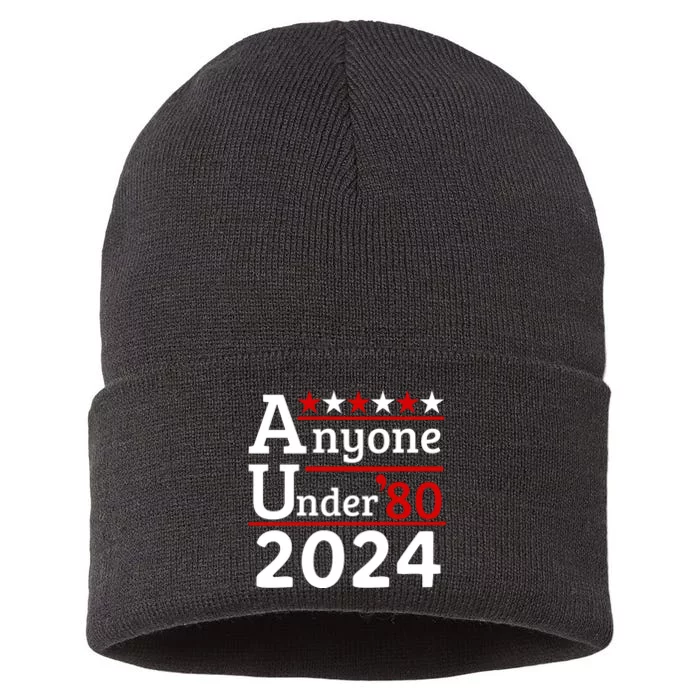 Anyone Under 80 2024 Sustainable Knit Beanie