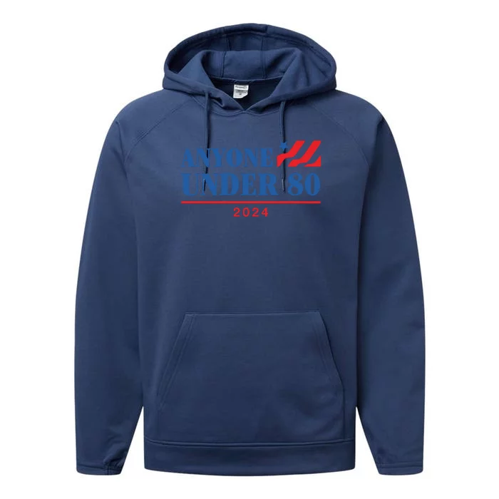 Anyone Under 80 2024 Performance Fleece Hoodie