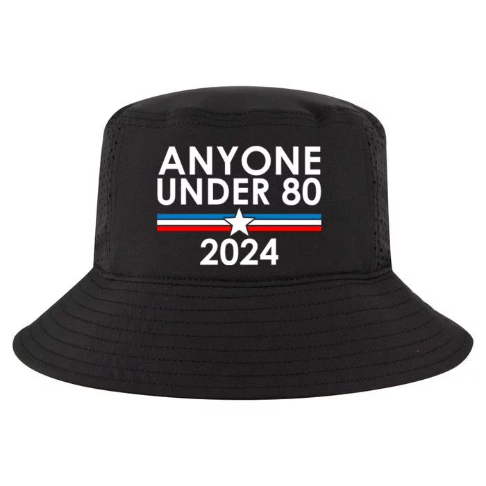 Anyone Under 80 2024 Funny Political Cool Comfort Performance Bucket Hat