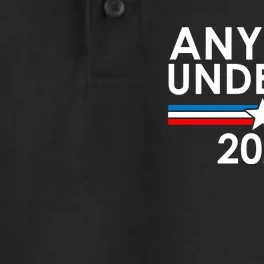 Anyone Under 80 2024 Funny Political Dry Zone Grid Performance Polo