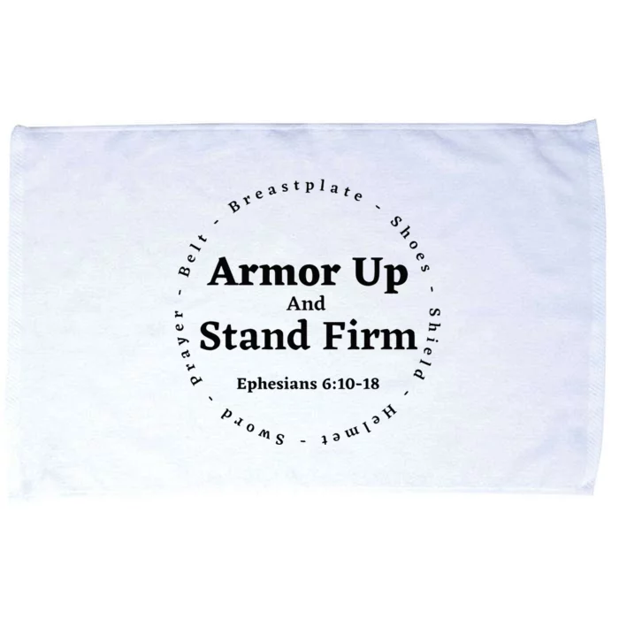 Armor Up Apparel Armor Up Stand Firm Ephesians 61018 Microfiber Hand Towel