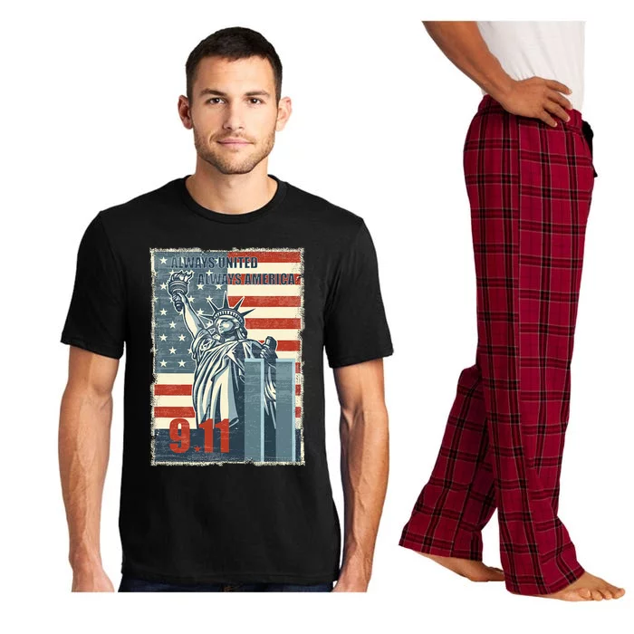 Always United Always America. We Will Never Forget 9/11 Pajama Set