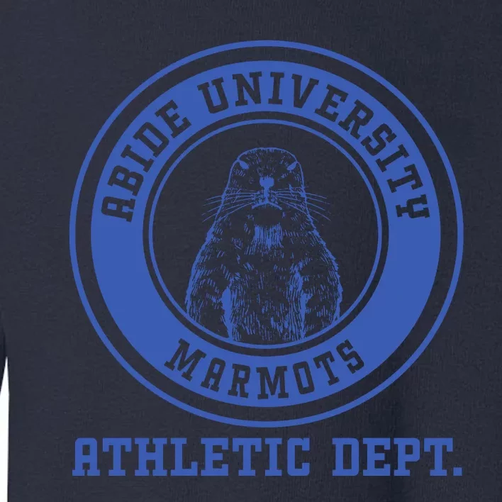 Abide University Athletic Dept. Marmots Toddler Sweatshirt