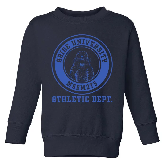 Abide University Athletic Dept. Marmots Toddler Sweatshirt