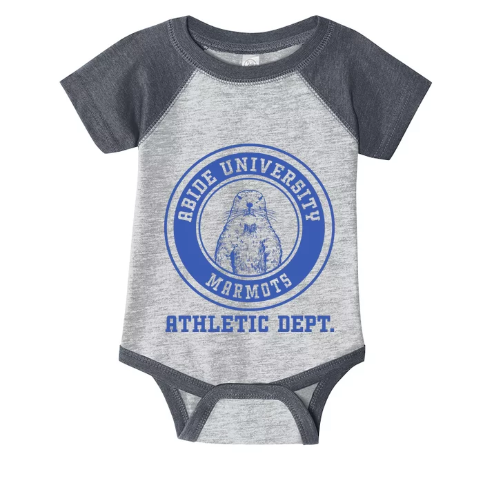 Abide University Athletic Dept. Marmots Infant Baby Jersey Bodysuit