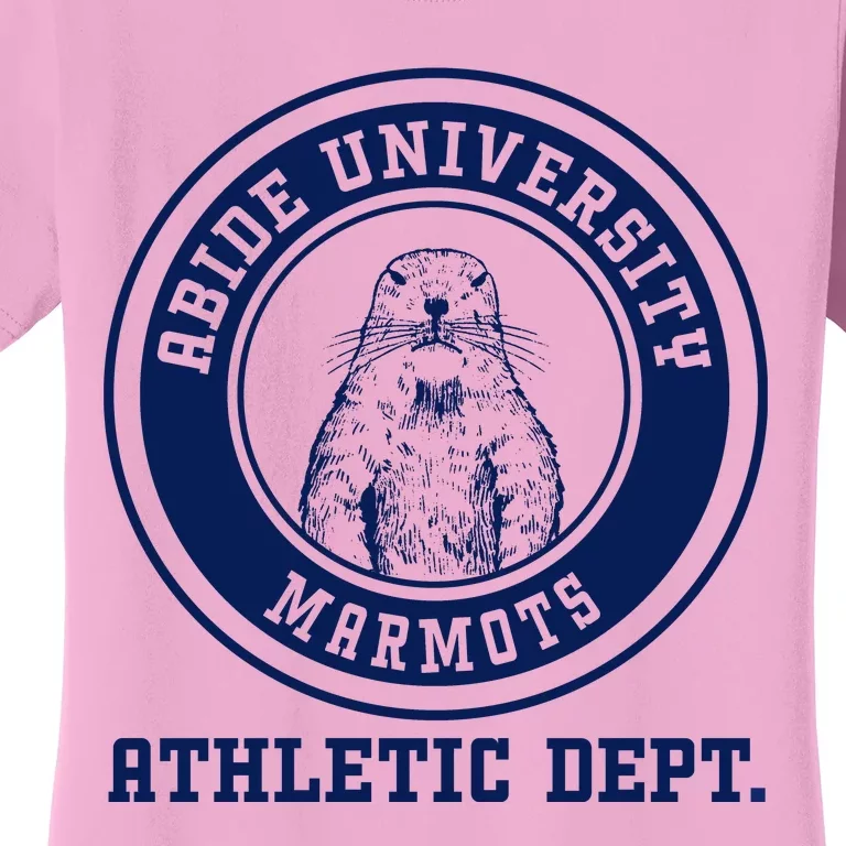 Abide University Athletic Dept. Marmots Women's T-Shirt