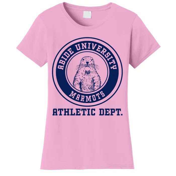 Abide University Athletic Dept. Marmots Women's T-Shirt