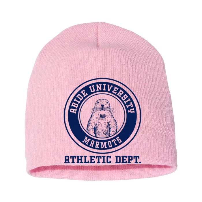 Abide University Athletic Dept. Marmots Short Acrylic Beanie