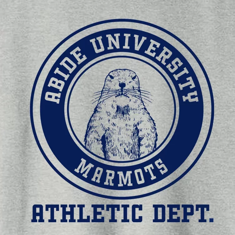 Abide University Athletic Dept. Marmots Women's Crop Top Tee