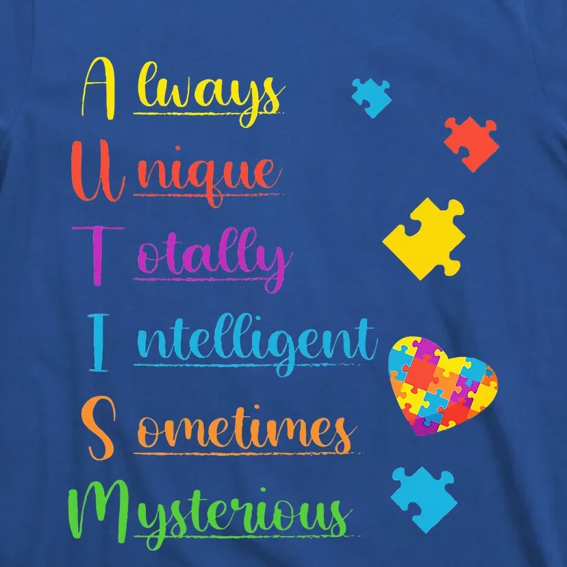 Always Unique Autism Awareness T-Shirt