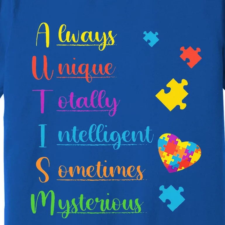 Always Unique Autism Awareness Premium T-Shirt