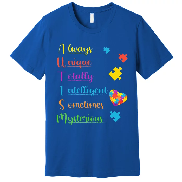 Always Unique Autism Awareness Premium T-Shirt