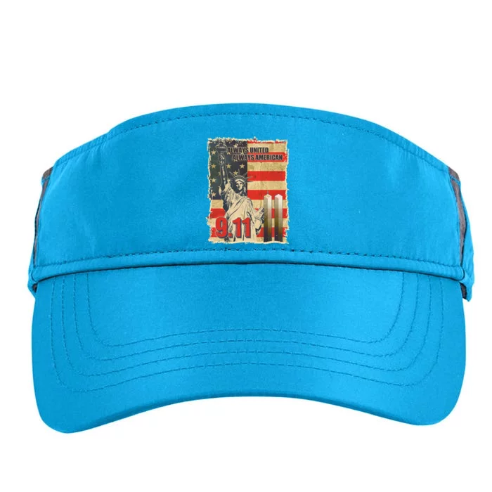 Always United Always American September 11 Memorial Adult Drive Performance Visor