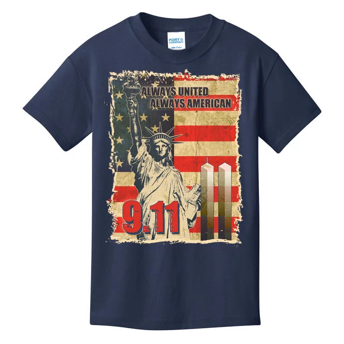 Always United Always American September 11 Memorial Kids T-Shirt