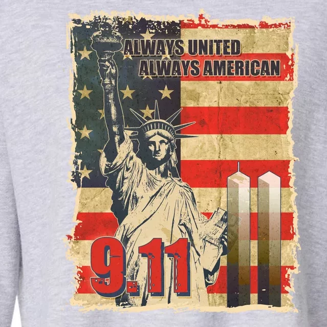 Always United Always American September 11 Memorial Cropped Pullover Crew