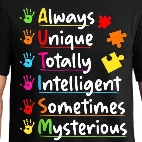 Always Unique Autism Awareness Totally Intelligent Pajama Set