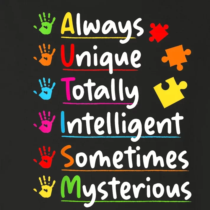 Always Unique Autism Awareness Totally Intelligent Toddler Long Sleeve Shirt