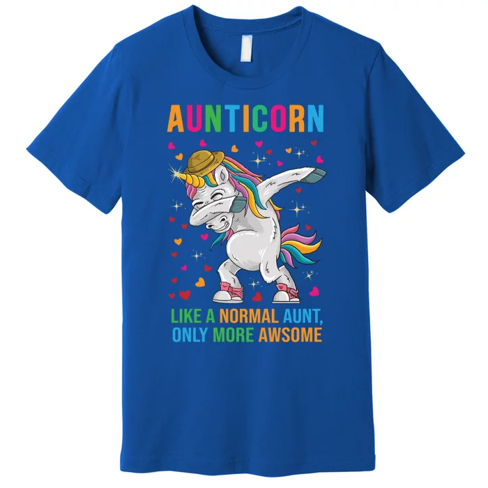 Aunt Unicorn Aunticorn Gift Premium T-Shirt