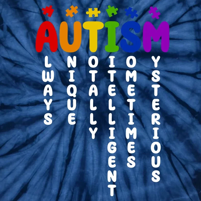 Always Unique Autism Definition Quote Tie-Dye T-Shirt