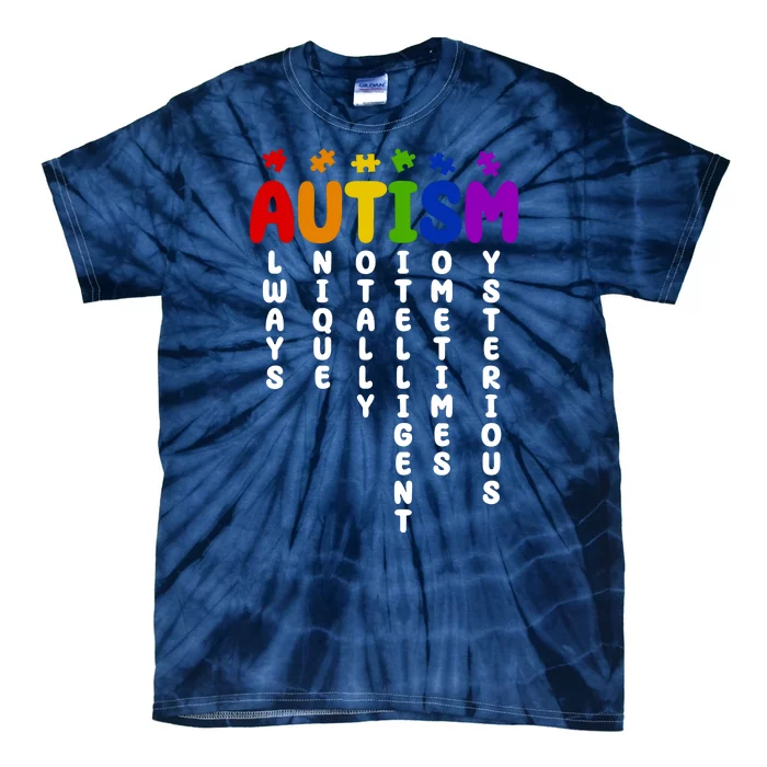 Always Unique Autism Definition Quote Tie-Dye T-Shirt