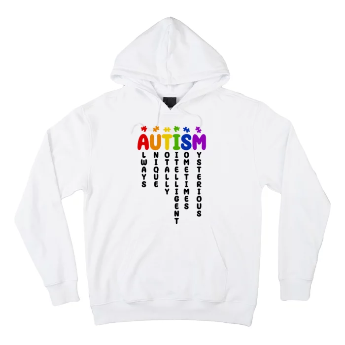 Always Unique Autism Definition Quote Hoodie