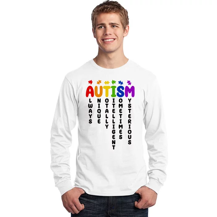 Always Unique Autism Definition Quote Tall Long Sleeve T-Shirt