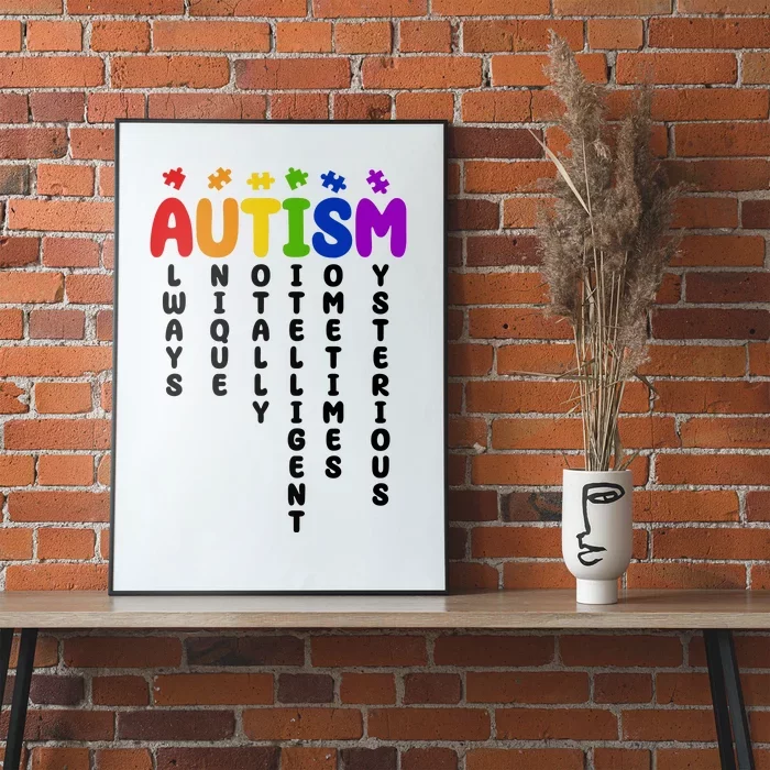 Always Unique Autism Definition Quote Poster