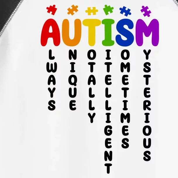 Always Unique Autism Definition Quote Toddler Fine Jersey T-Shirt