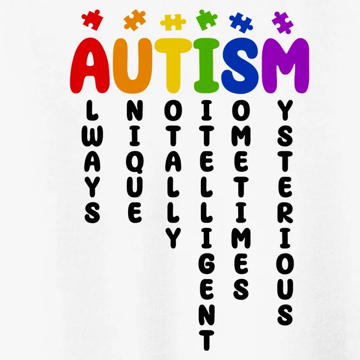 Always Unique Autism Definition Quote Toddler T-Shirt