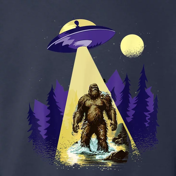 Alien UFO Bigfoot Sasquatch Hunter In National Park Toddler Hoodie