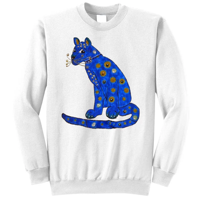 Ugly Blue Cat Sweatshirt