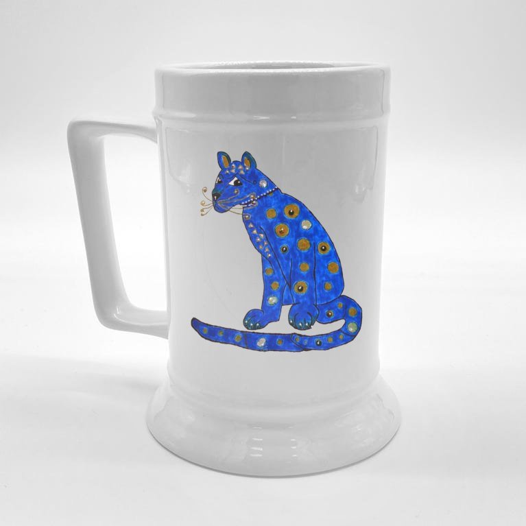 ABBA Ugly Blue Cat Beer Stein