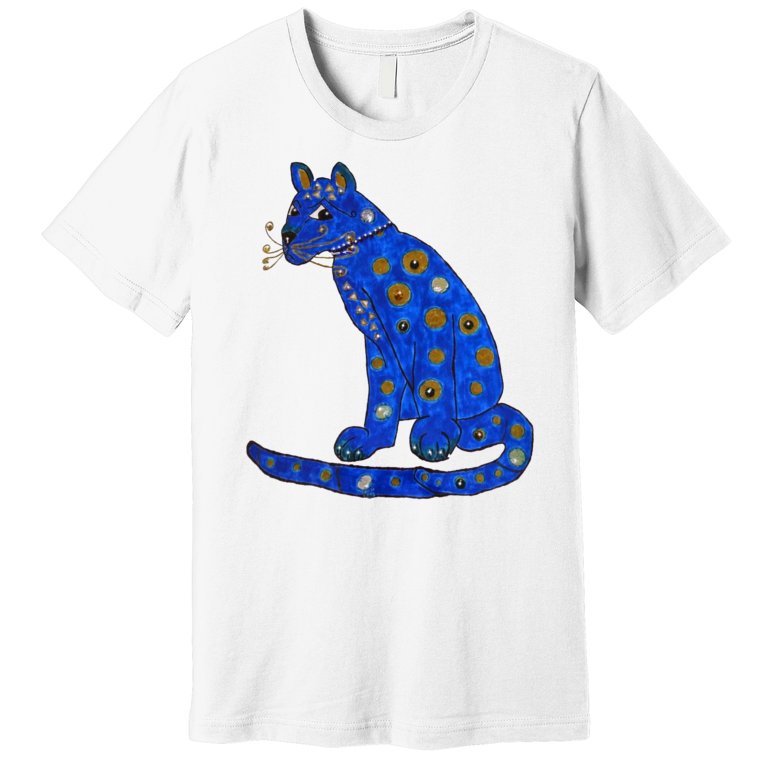 ABBA Ugly Blue Cat Premium T-Shirt