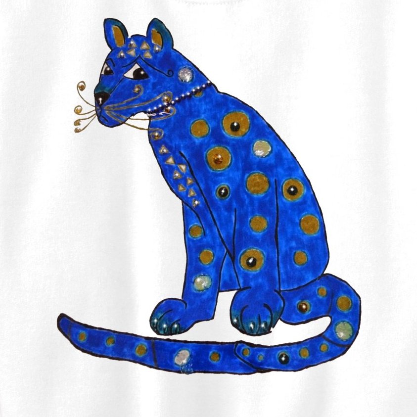 ABBA Ugly Blue Cat Kids Sweatshirt