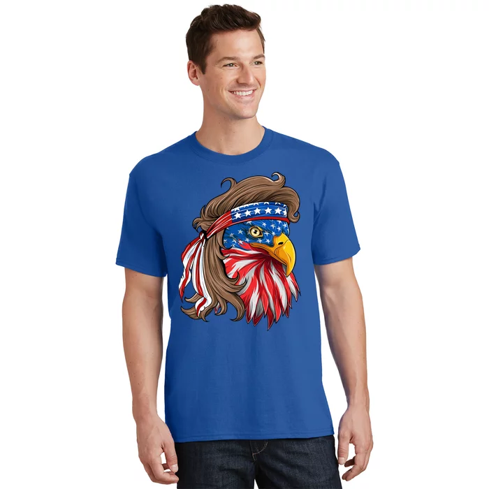 American Usa Bald Eagle Mullet Funny Patriotic 4th Of July Gift T-Shirt