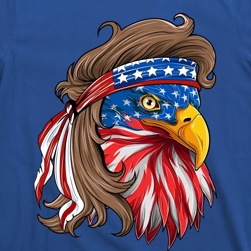 American Usa Bald Eagle Mullet Funny Patriotic 4th Of July Gift T-Shirt