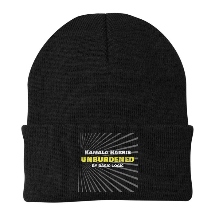 Antikamala Unburdened By Basic Logic Cool Distressed Knit Cap Winter Beanie