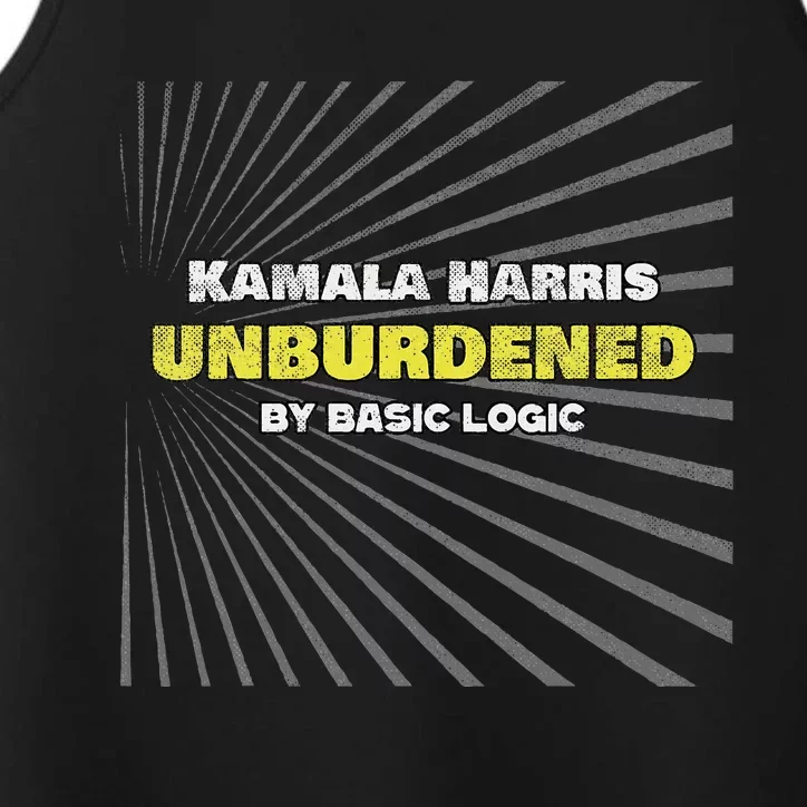 Antikamala Unburdened By Basic Logic Cool Distressed Performance Tank