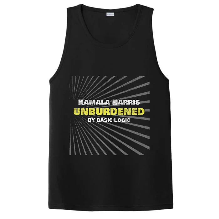 Antikamala Unburdened By Basic Logic Cool Distressed Performance Tank