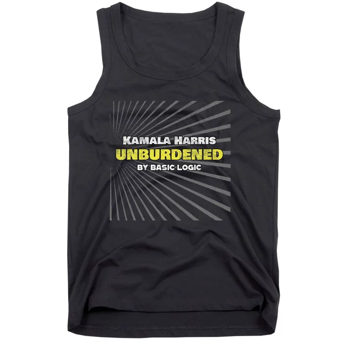 Antikamala Unburdened By Basic Logic Cool Distressed Tank Top