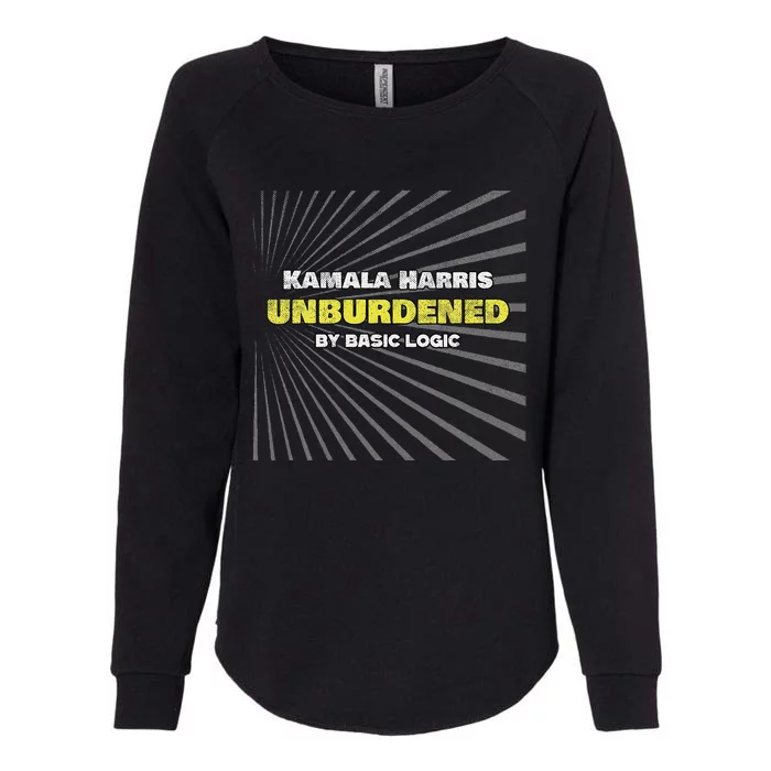 Antikamala Unburdened By Basic Logic Womens California Wash Sweatshirt