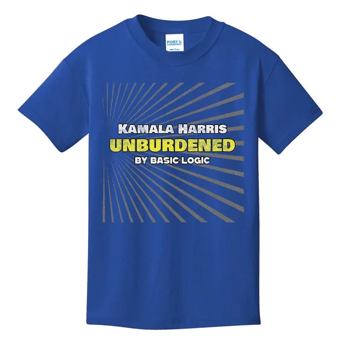 Antikamala Unburdened By Basic Logic Kids T-Shirt