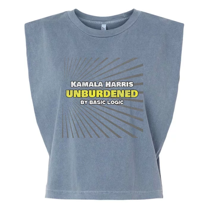 Antikamala Unburdened By Basic Logic Garment-Dyed Women's Muscle Tee