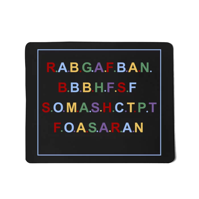 Act Up City Girl Rabgafban Mousepad